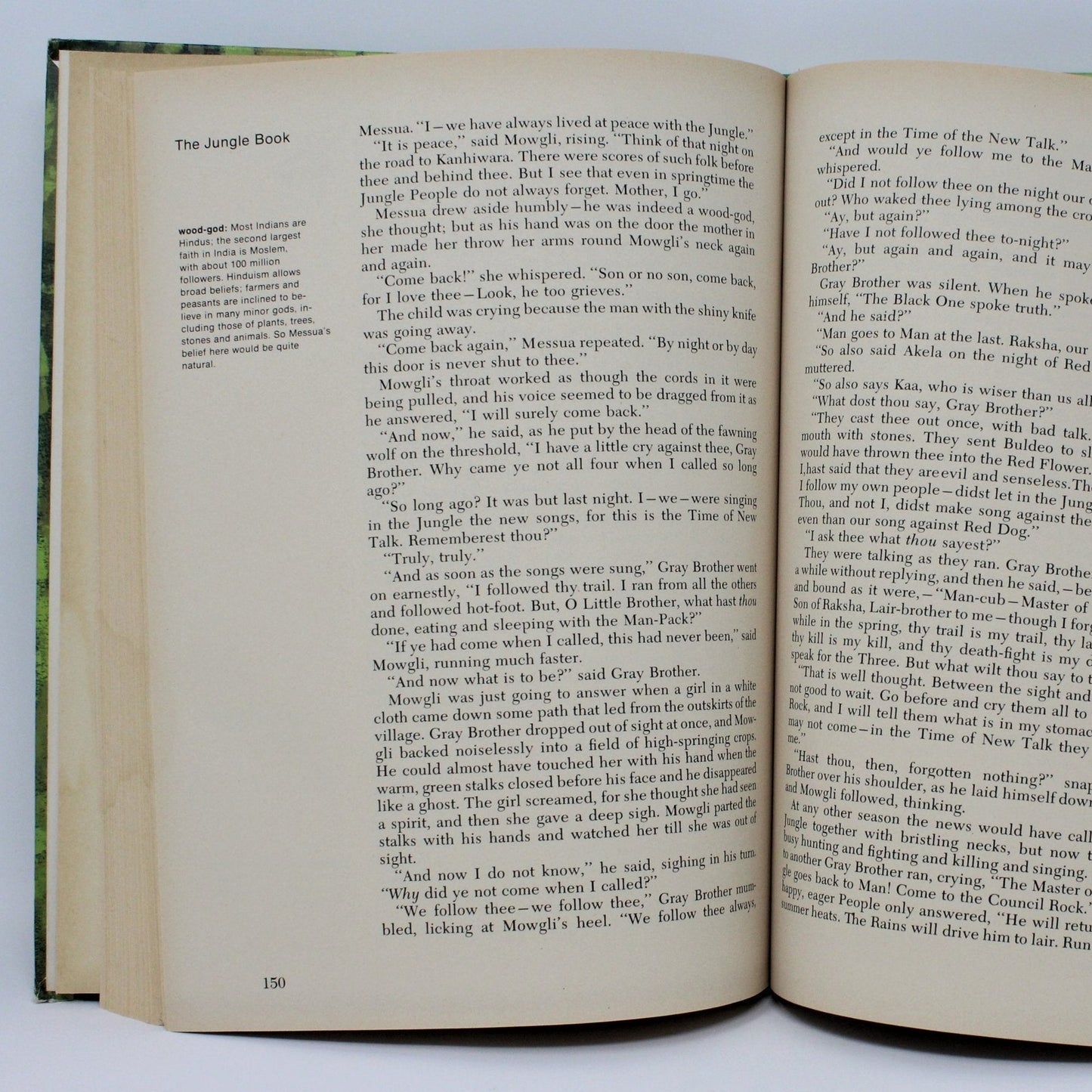 Children's Book, The Jungle Book, Rudyard Kipling, Hardcover, Vintage 1968