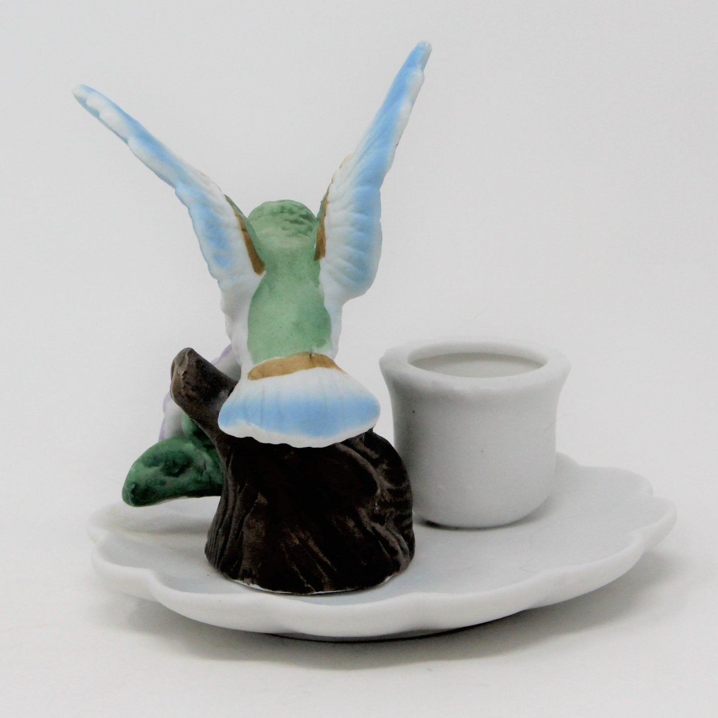 Candle Holder, Giftco, Hummingbird with Flower, Vintage