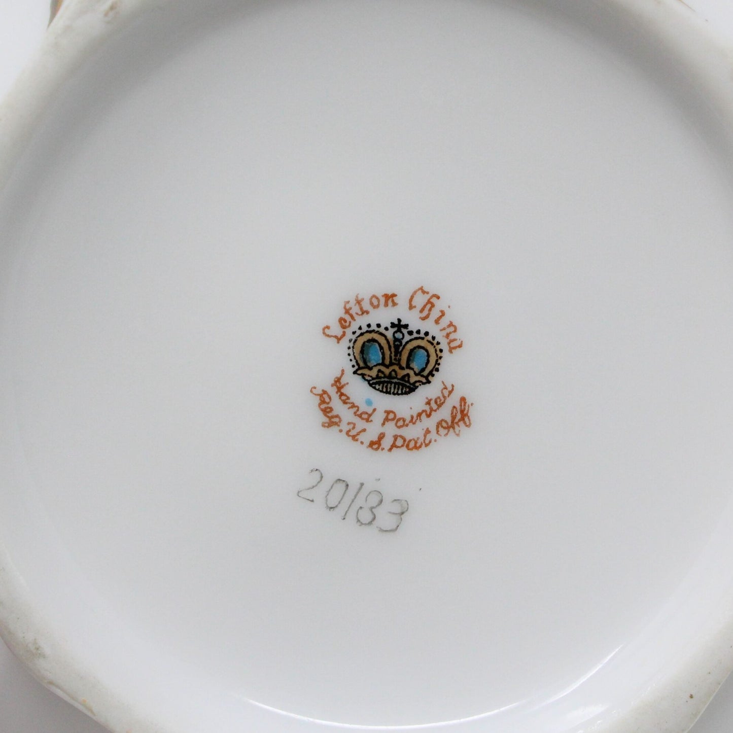 Creamer & Sugar with Lid, Lefton, Wheat 20/83, Hand Painted Japan, Vintage