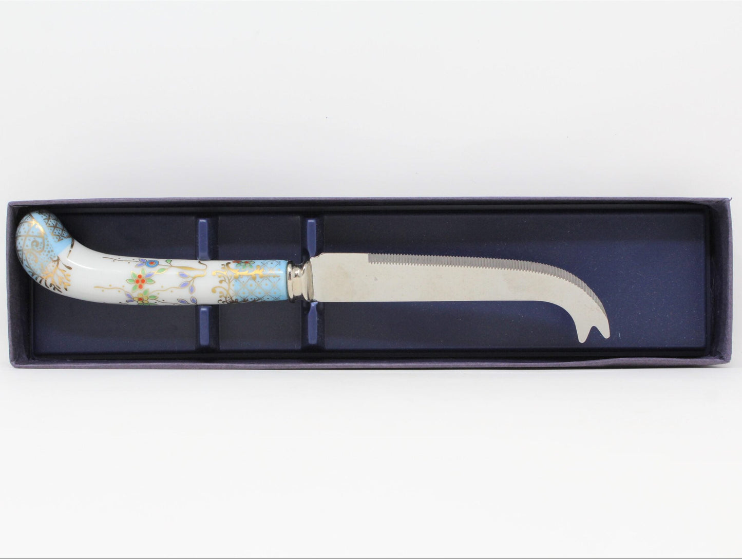 Cheese Knife & Spreader Set, House of Prill, Chinoiserie, Set of 2,England