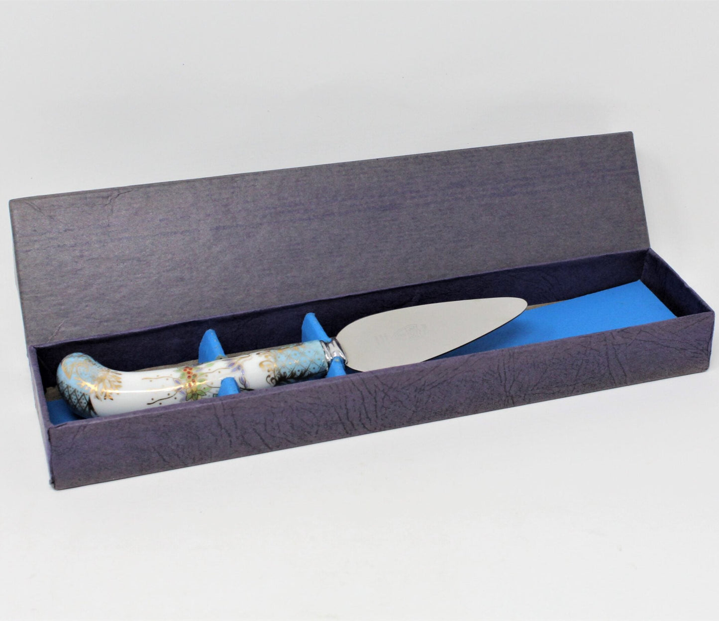 Cheese Knife & Spreader Set, House of Prill, Chinoiserie, Set of 2,England