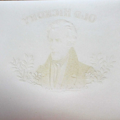 Cigar Box Label, Old Hickory, Original Lithograph, 1910's, NOS Antique