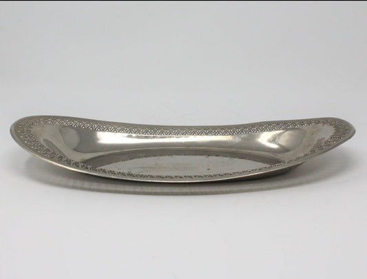 Bread Tray, Homan, Bread Tray, Reticulated, Silverplate, Vintage