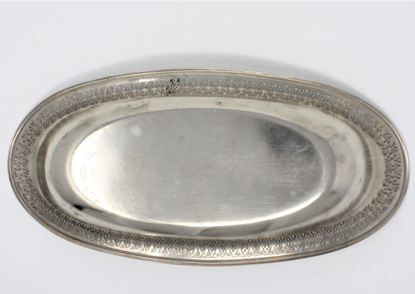 Bread Tray, Homan, Bread Tray, Reticulated, Silverplate, Vintage
