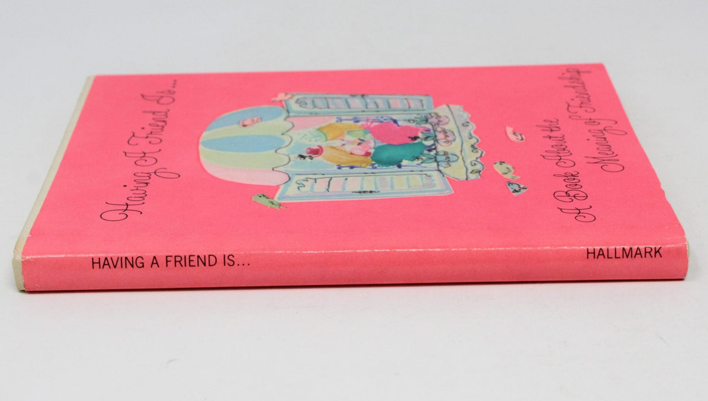 Book, Hallmark, Having a Friend Is..., Dean Walley, Vintage 1971
