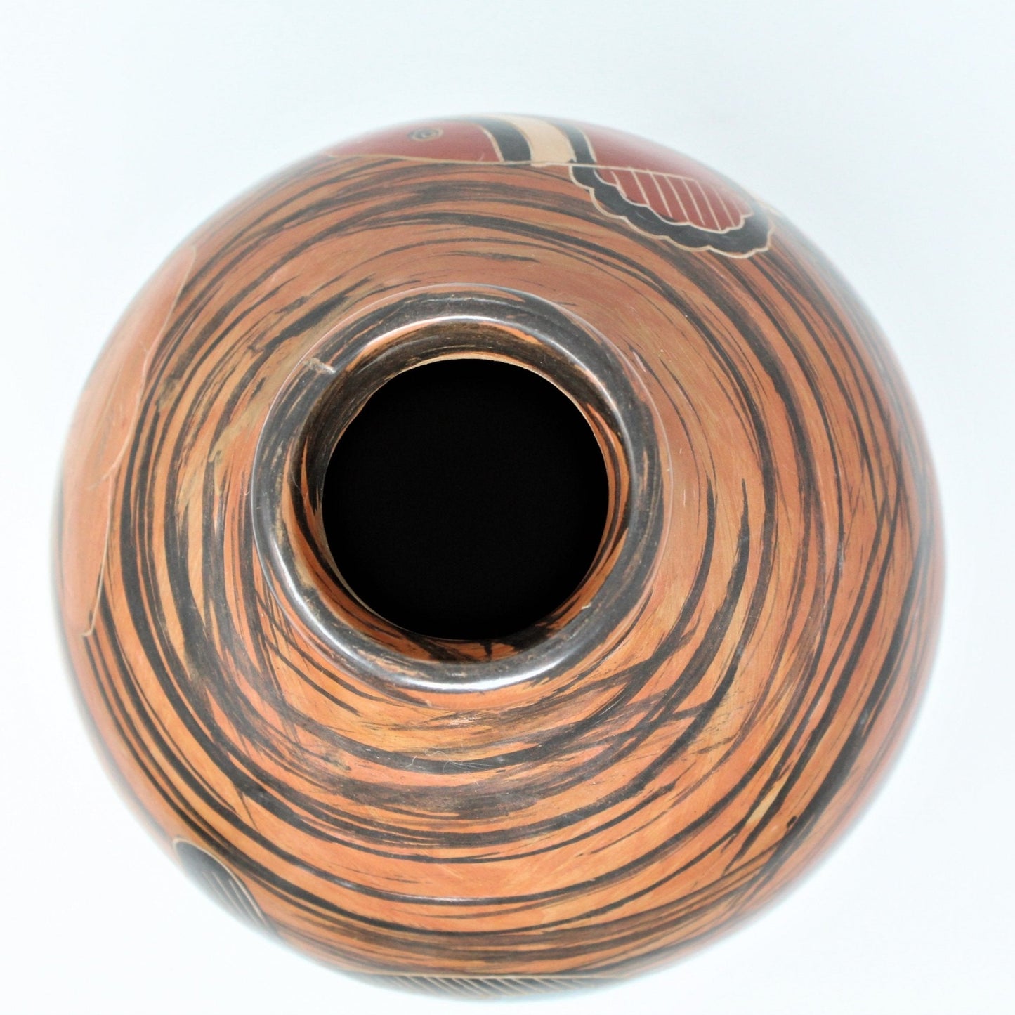 Vase, Coral Fish / Clown Fish, Hand Painted, Ceramic