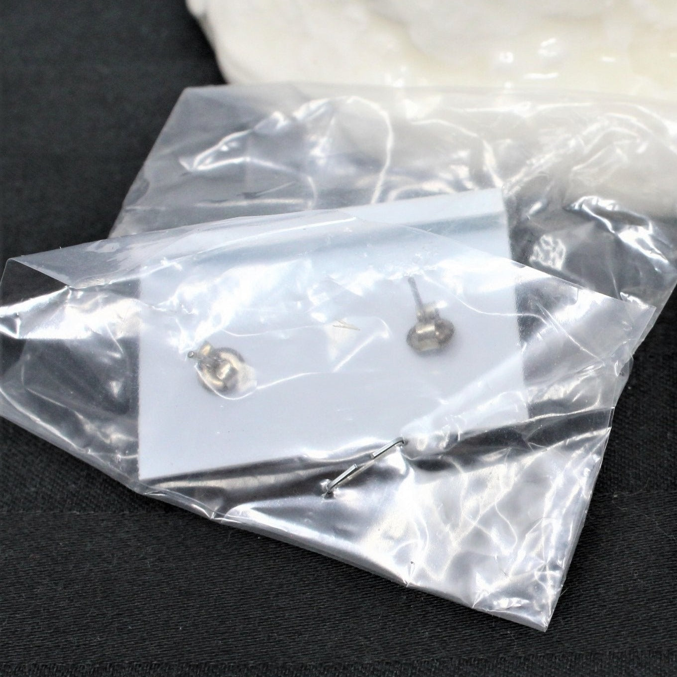 Earrings, MCM Geometric Terrazzo, Triangles & Rectangles, 2 Pairs, Posts, Vintage