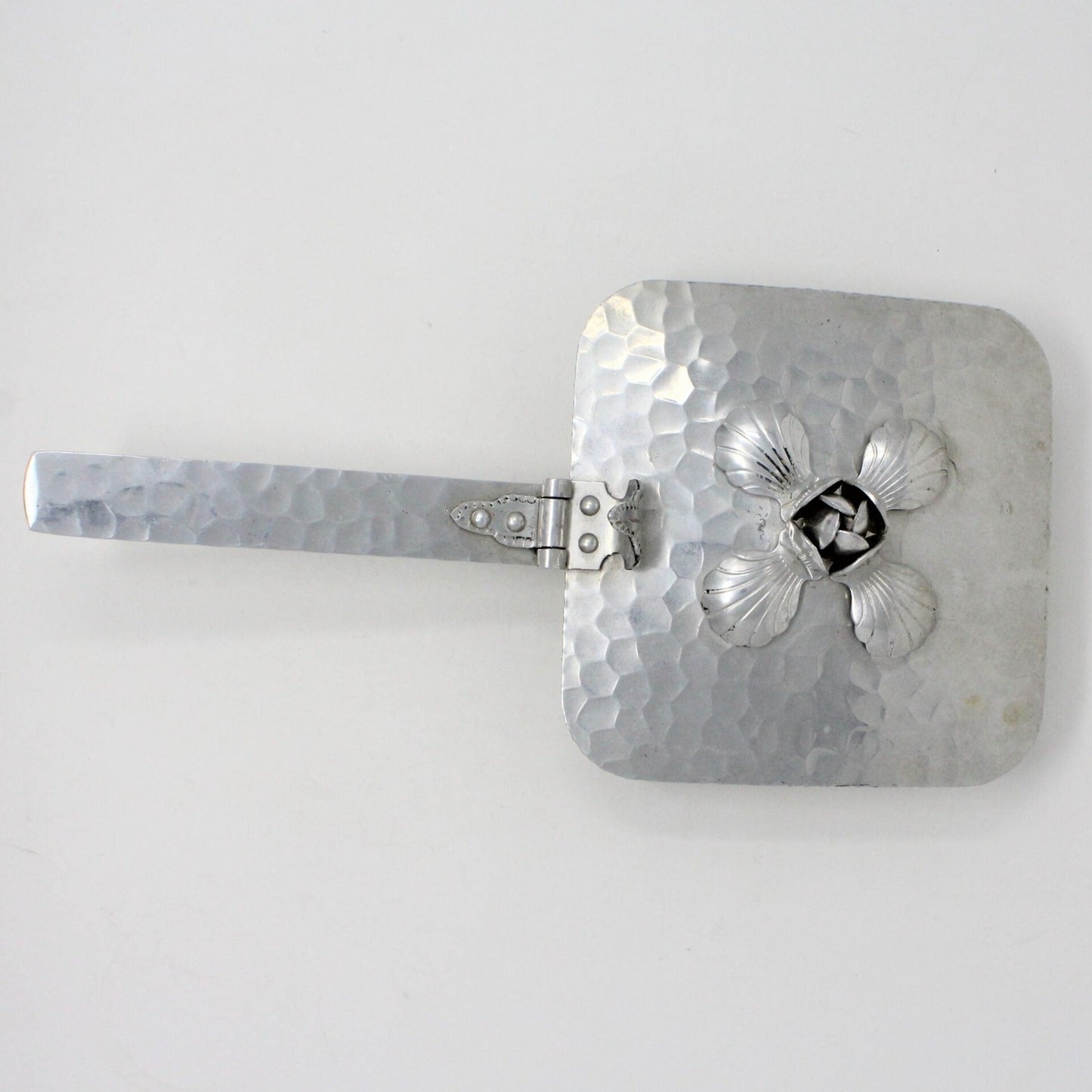 Silent Butler, World Hand Forged Aluminum, Square, Vintage