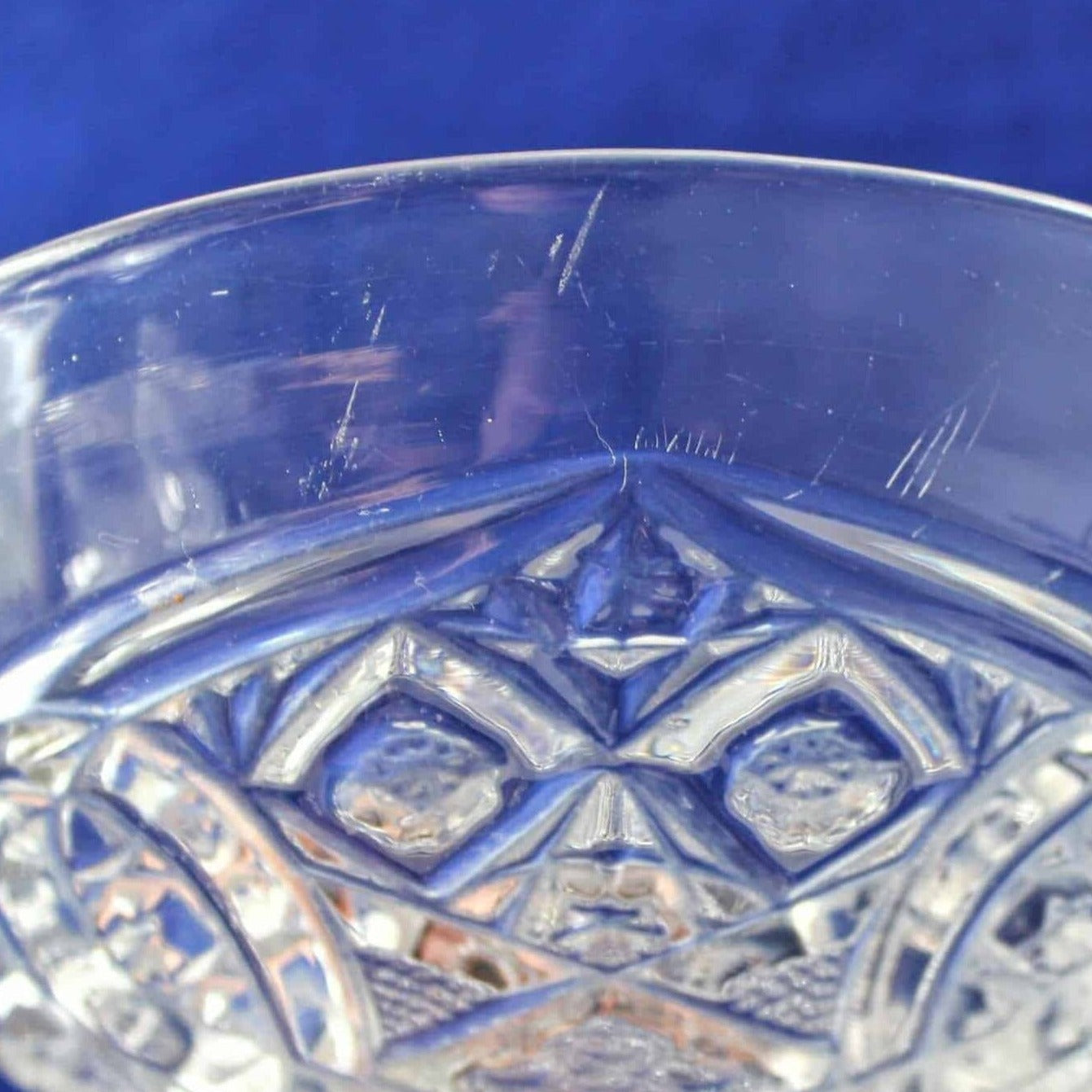 Compote, J B Higbee, Alpha Clear, Glass, Antique