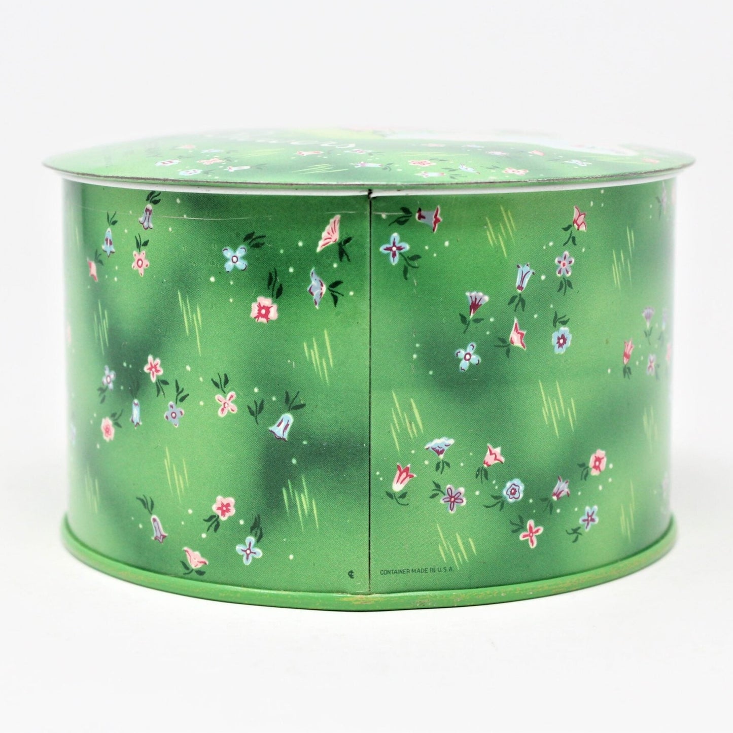 Box, Dusting Powder Box, Cheramy, April Showers, Metal Tin, Vintage