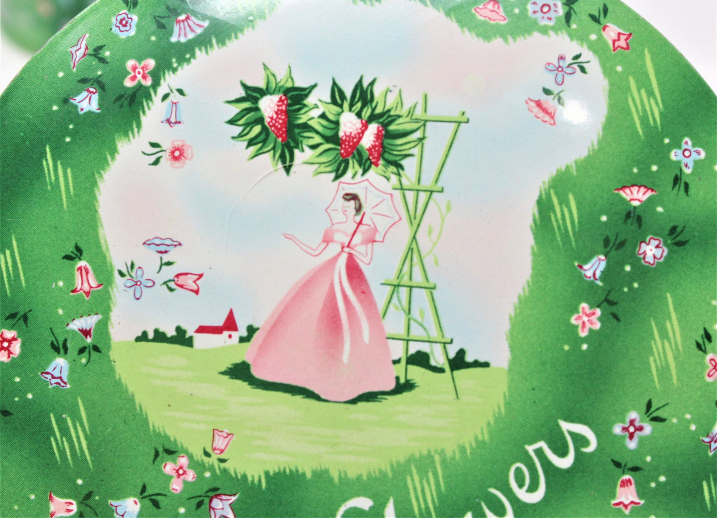 Box, Dusting Powder Box, Cheramy, April Showers, Metal Tin, Vintage