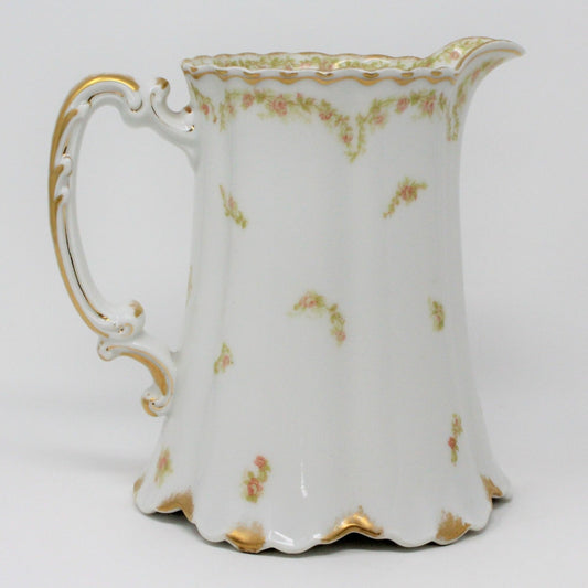 Pitcher, Haviland Limoges, Beverage Pitcher, Art Nouveau Antique, France, SOLD