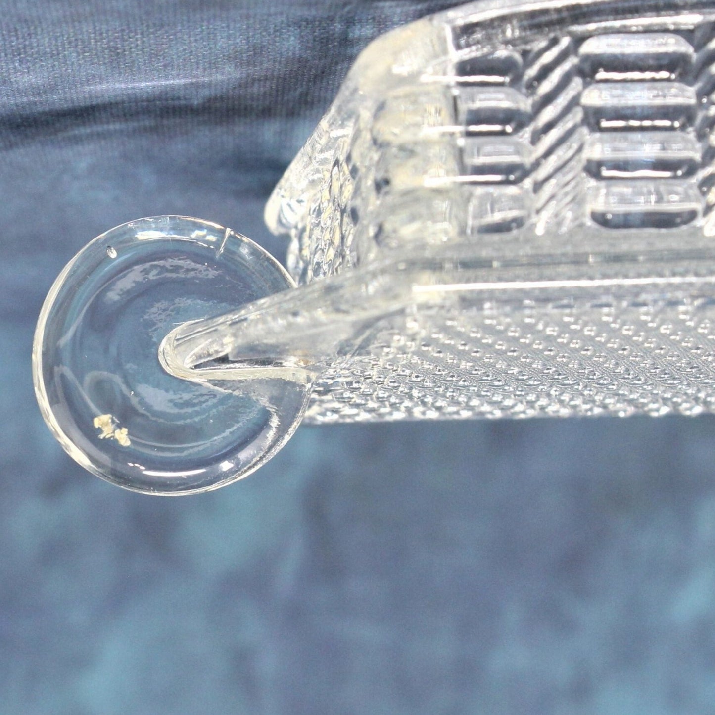 Ashtray / Salt Cellar, L.E. Smith Glass, Wheelbarrow, Vintage