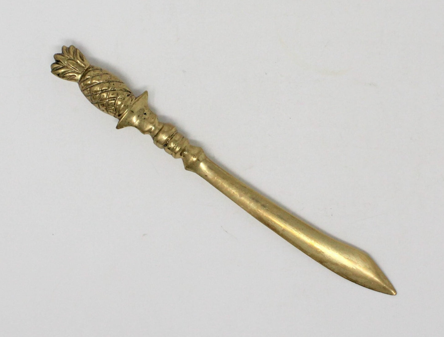 Letter Opener, Brass Pineapple, Vintage, SOLD