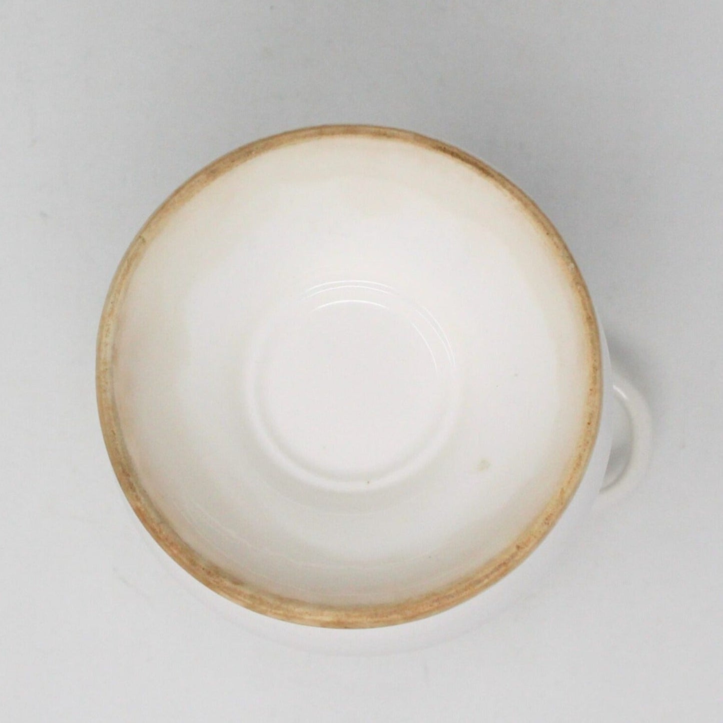 bottom view of porcelain canister