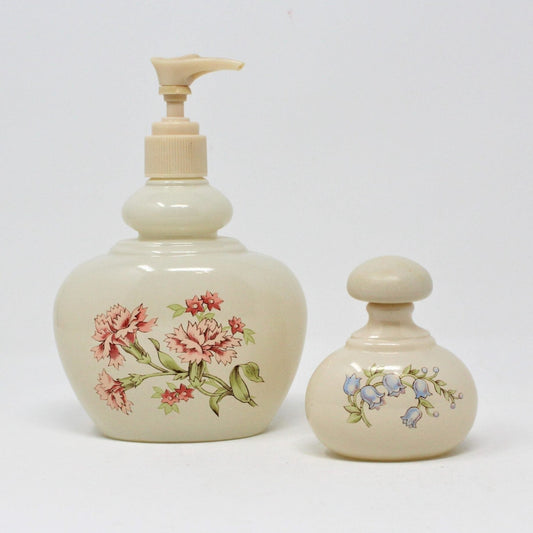 Perfume Bottle Set, Avon Timeless Ultra Cologne & Body Satin, Vintage