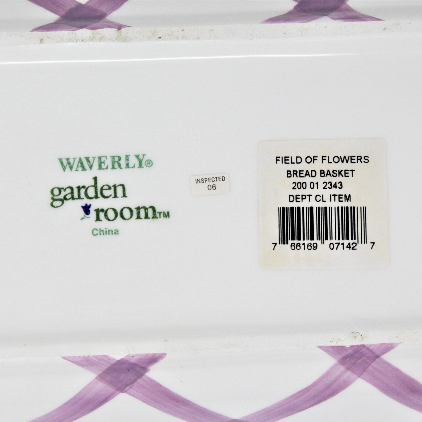 Bread Tray, Waverly, Garden Room Cottage, Field of Flowers, Vintage, SOLD