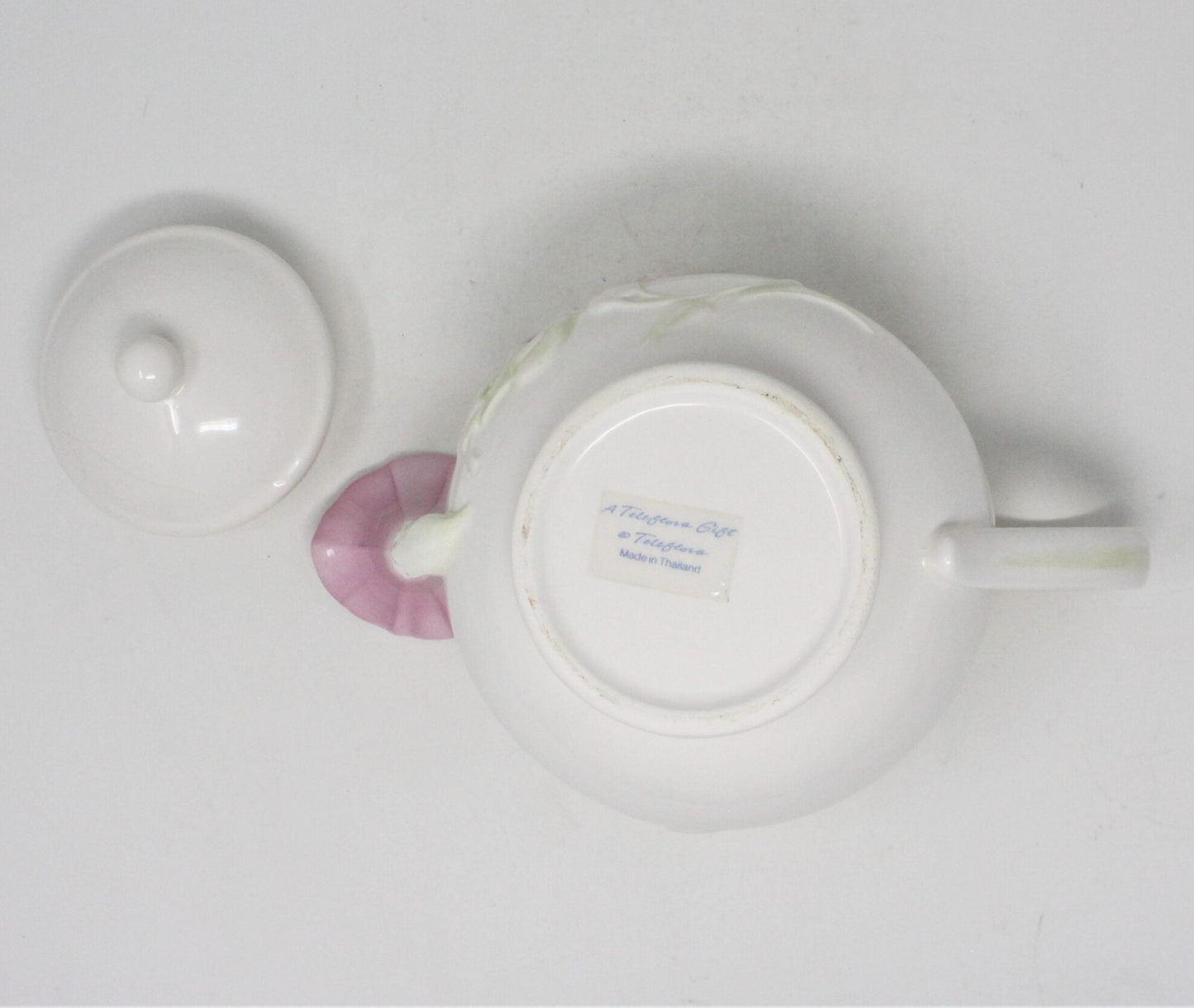 Teapot, Teleflora, Morning Glory, Vintage