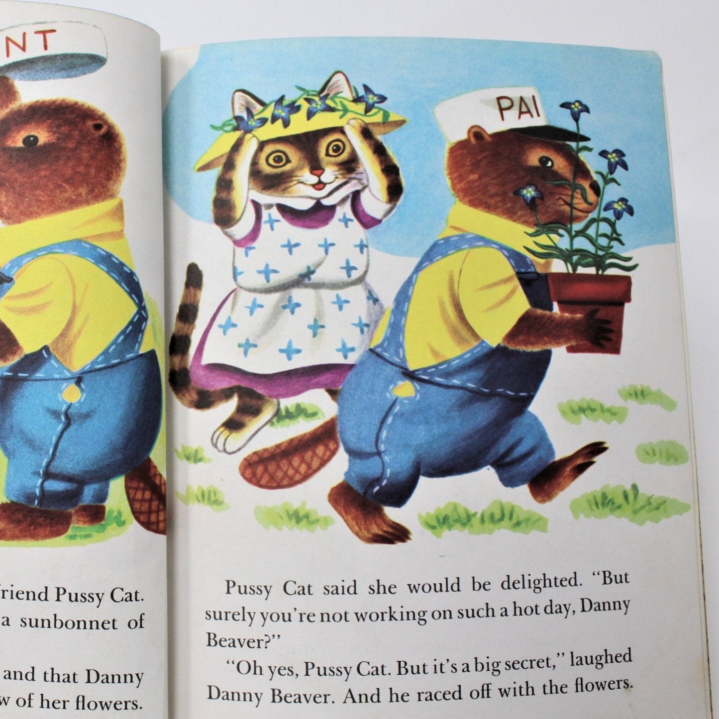 Children's Book, Little Golden Book, Danny Beaver's Secret, Hardcover, Vintage 1953