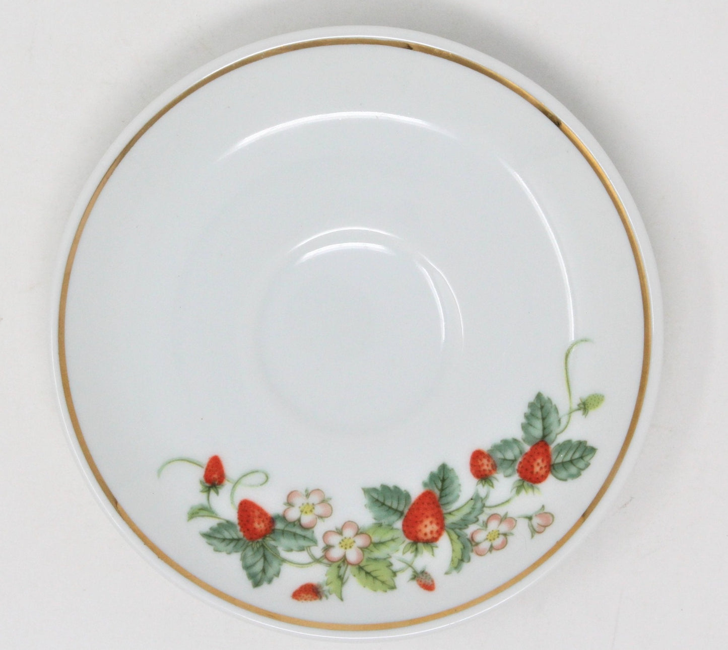 Shaker, Muffineer / Sugar Caster with Underplate, Avon, Strawberry Collection, Vintage