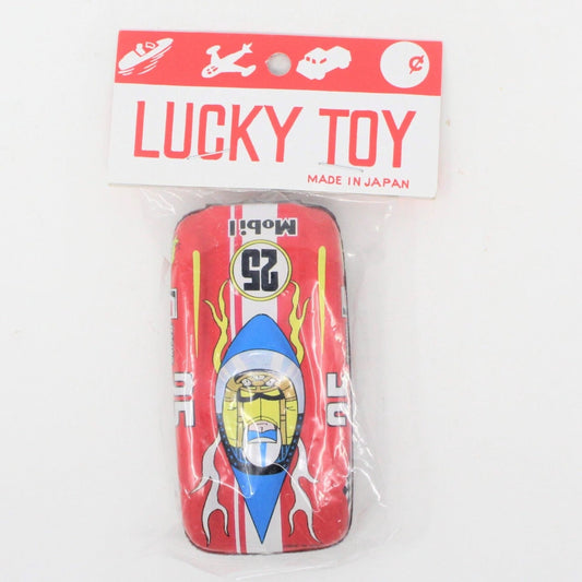 Car, Mobil Gas Race Car, Tin Litho, NOS, Vintage Japan