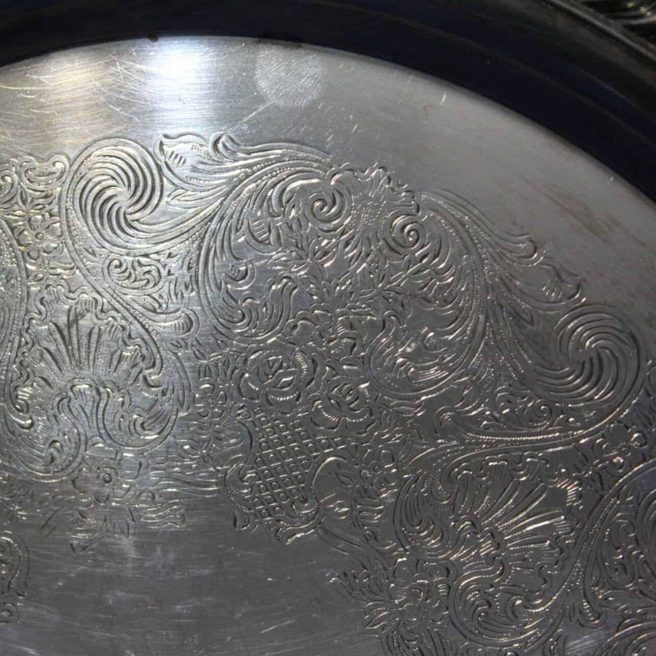 Tray, International Silver, 871, Silverplate, Vintage 12"