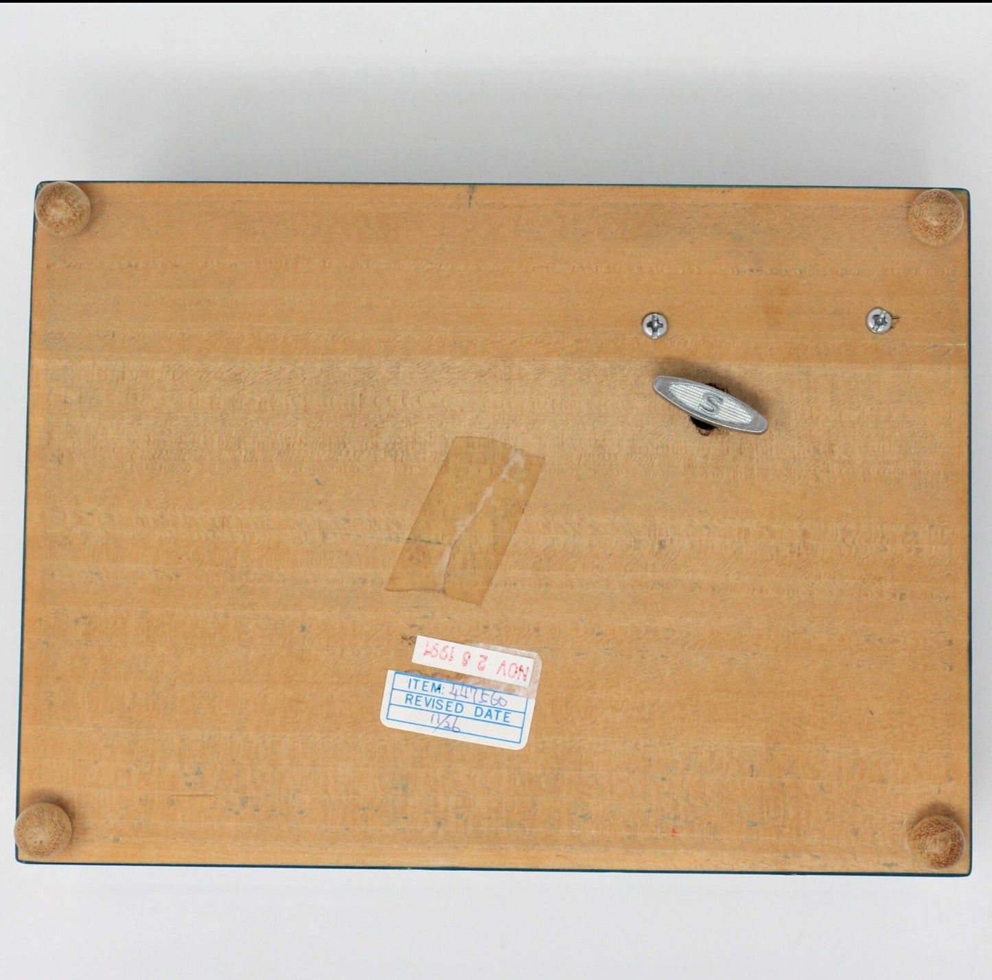 Box, Jewelry Box, Musical, Enesco, Currier & Ives Train, Plays "Swan Lake", Vintage