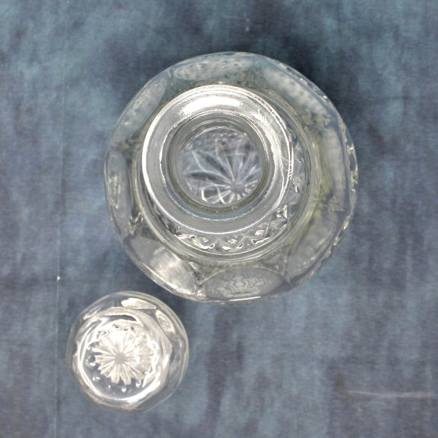 Decanter with Stopper, Crown Royal Canadian Whiskey Bottle, Vintage 1970's