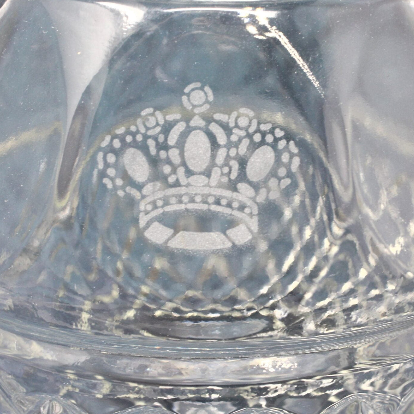 Decanter with Stopper, Crown Royal Canadian Whiskey Bottle, Vintage 1970's