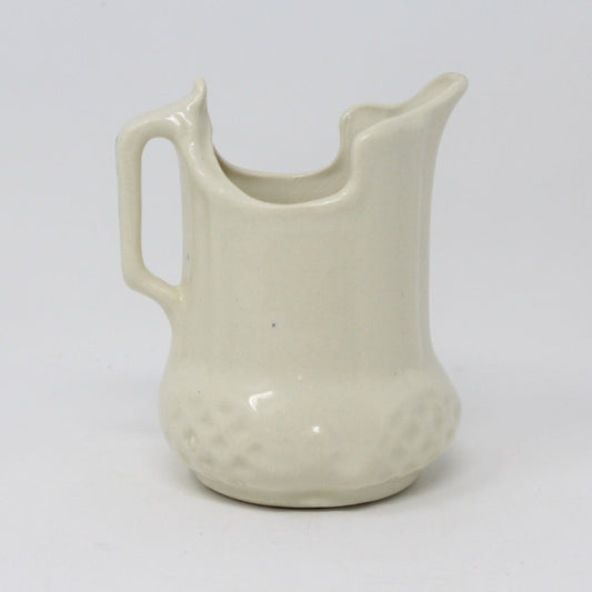 Creamer, Cash Family Pottery / Clinchfield Artware, Blue Flowers, Made in USA