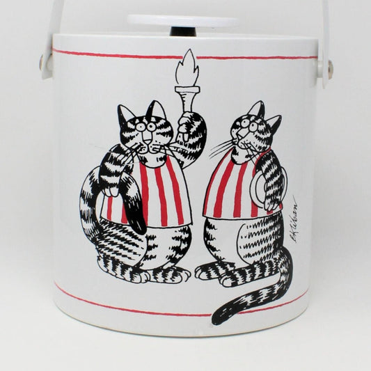 Ice Bucket, Kliban Cats, Olympic Torch Cat, Vintage, SOLD