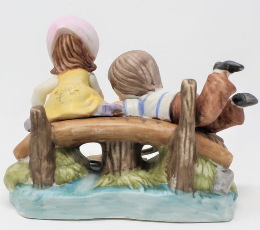 Vintage Porcelain Figurine, Hand Painted ArtMark Import