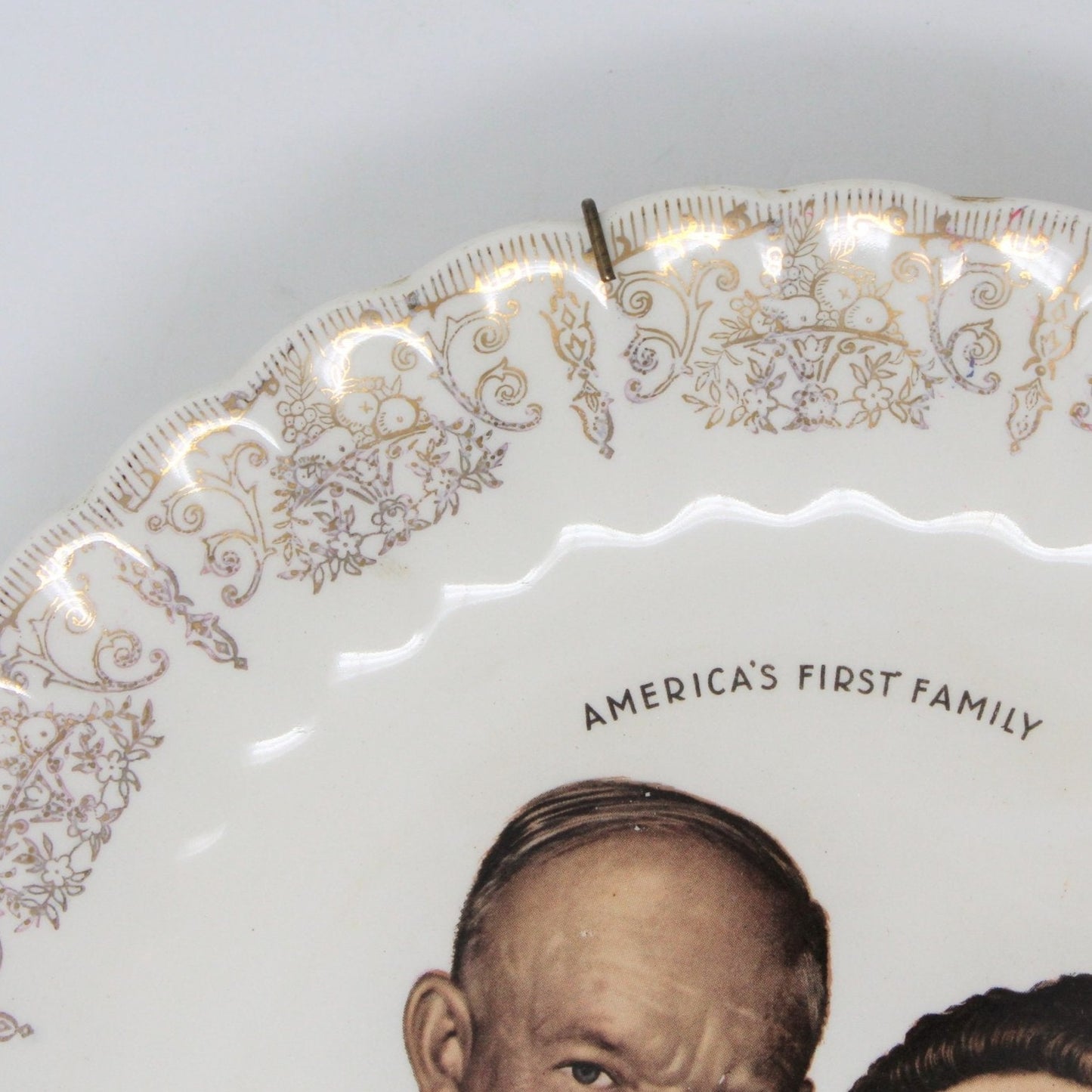 Decorative Plate, Dwight Eisenhower Collectible, Vintage 1950's, SOLD