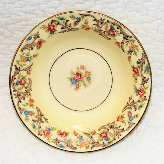 Fruit/Dessert Bowls, Taylor, Smith & Taylor, Scroll Border, Set of 2, Vintage