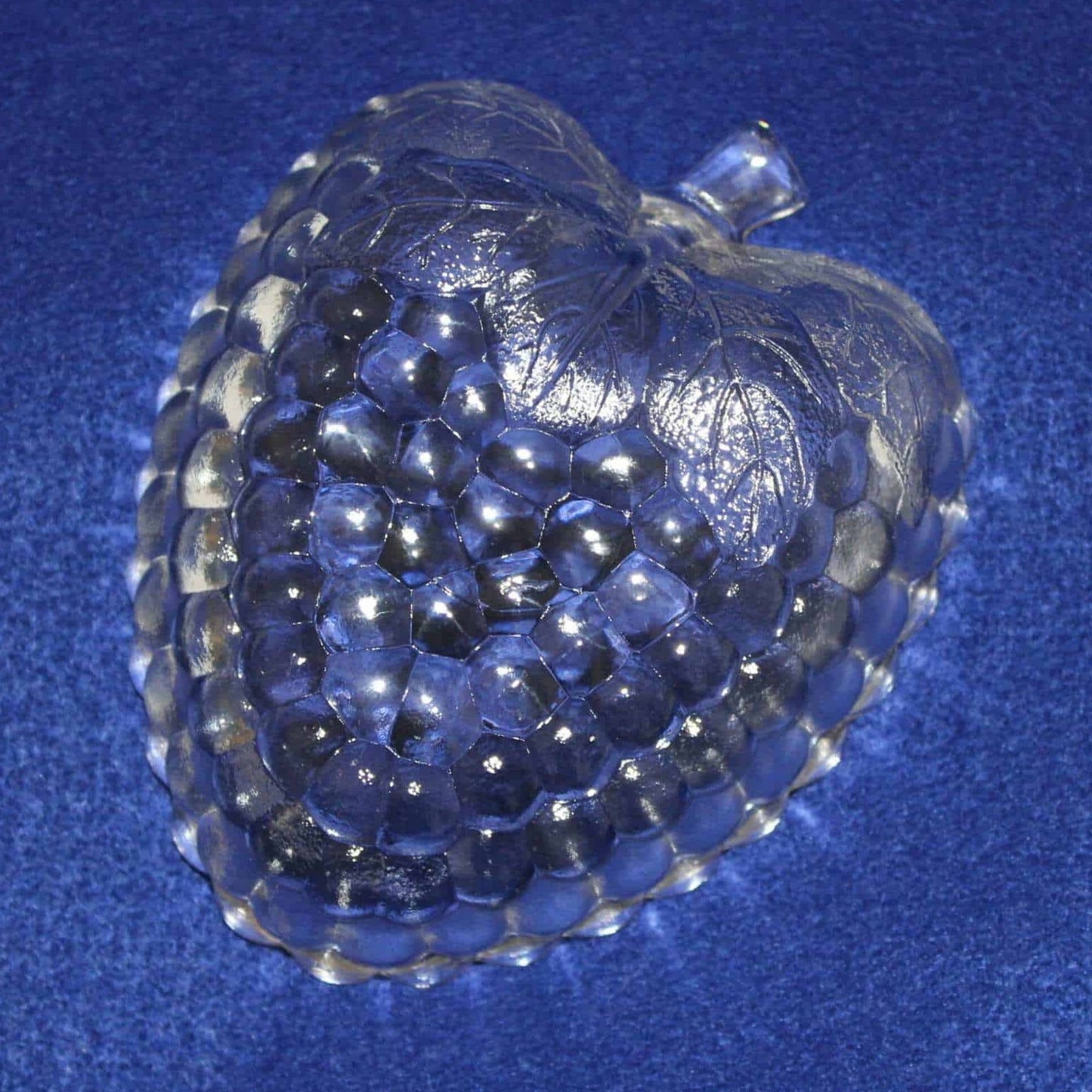 Salad Bowl Set, Berry Shaped Glass Bowls, Set of 6, Vintage Italy