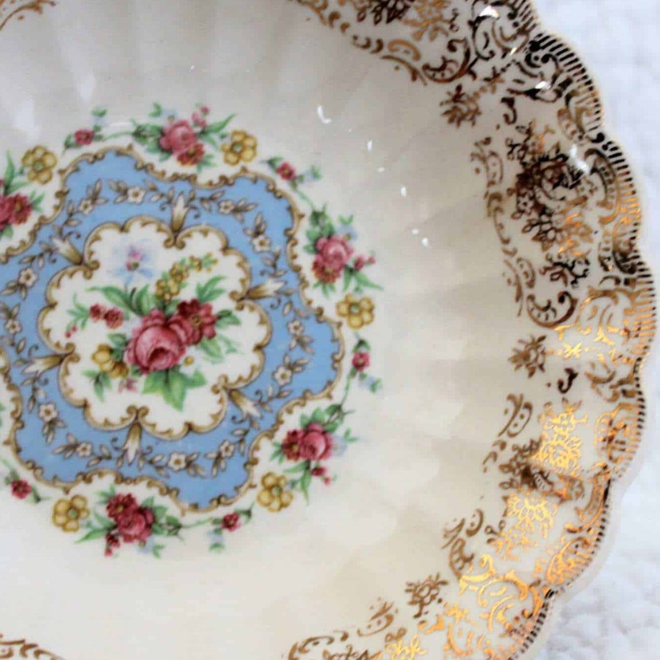 Fruit / Dessert Bowls, Limoges USA, Lyric, Set of 2, Vintage