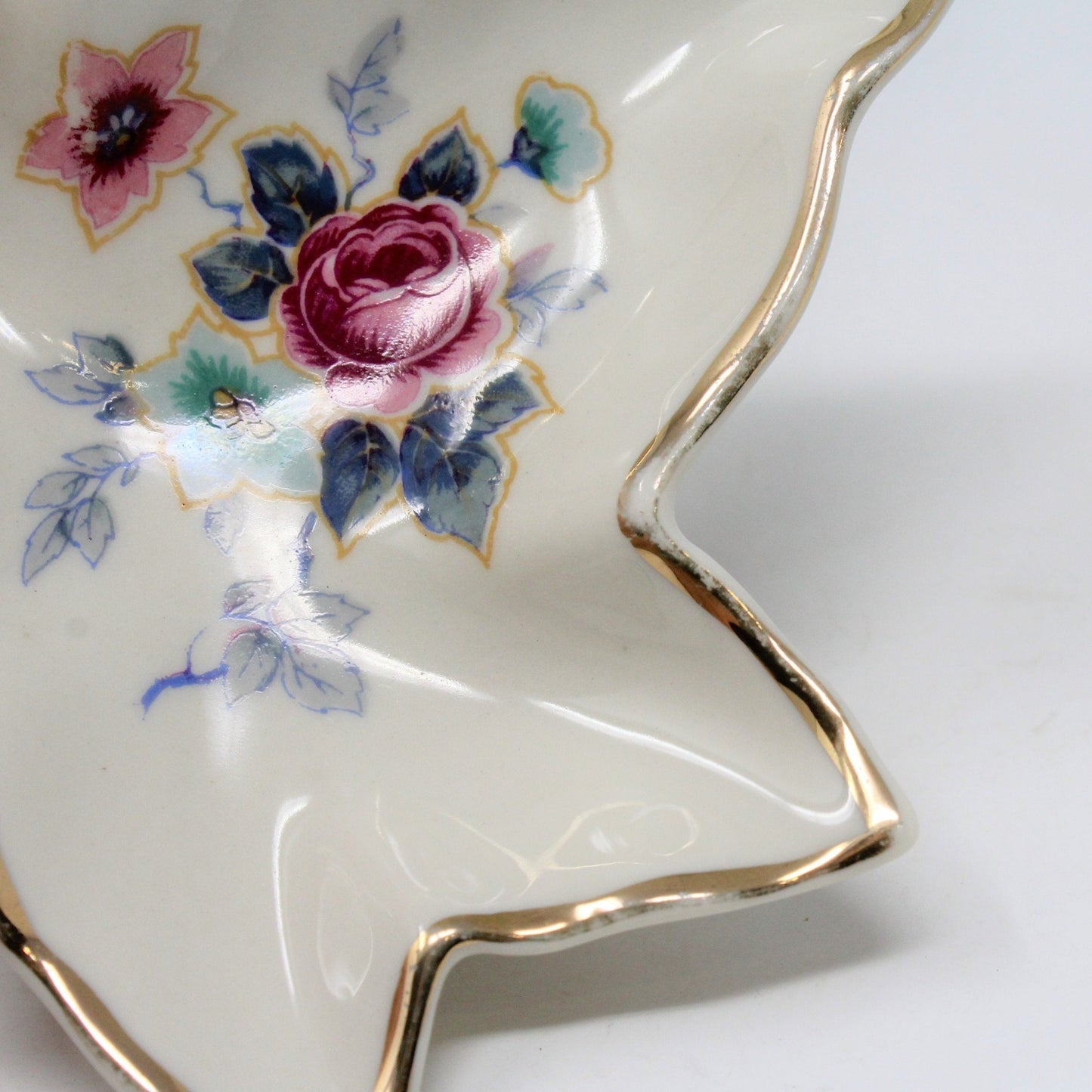 Salt Cellars, Gladding McBean, Leaf Shaped, Kaolena, Set of 2, Vintage