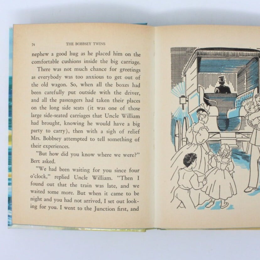 Children's Book, The Bobbsey Twins at the Seashore, Hardcover, Vintage 1954