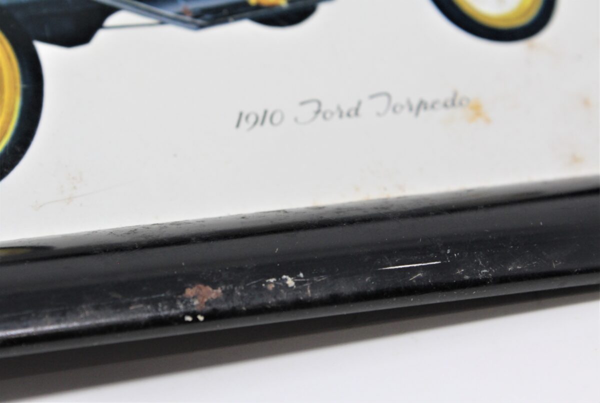 Tray, 1910 Ford Torpedo, Tin / Metal 14x9, Vintage