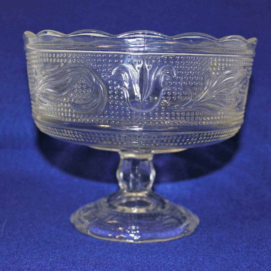 Compote, E O Brody, Clear M6000 Sandwich, Vintage