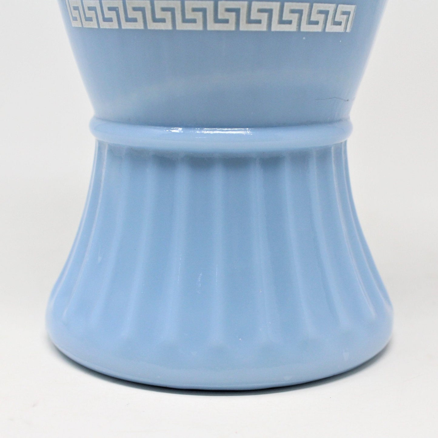 Decanter with Stopper, Jim Beam, Blue & White, Greek Philosophers, Vintage Barware