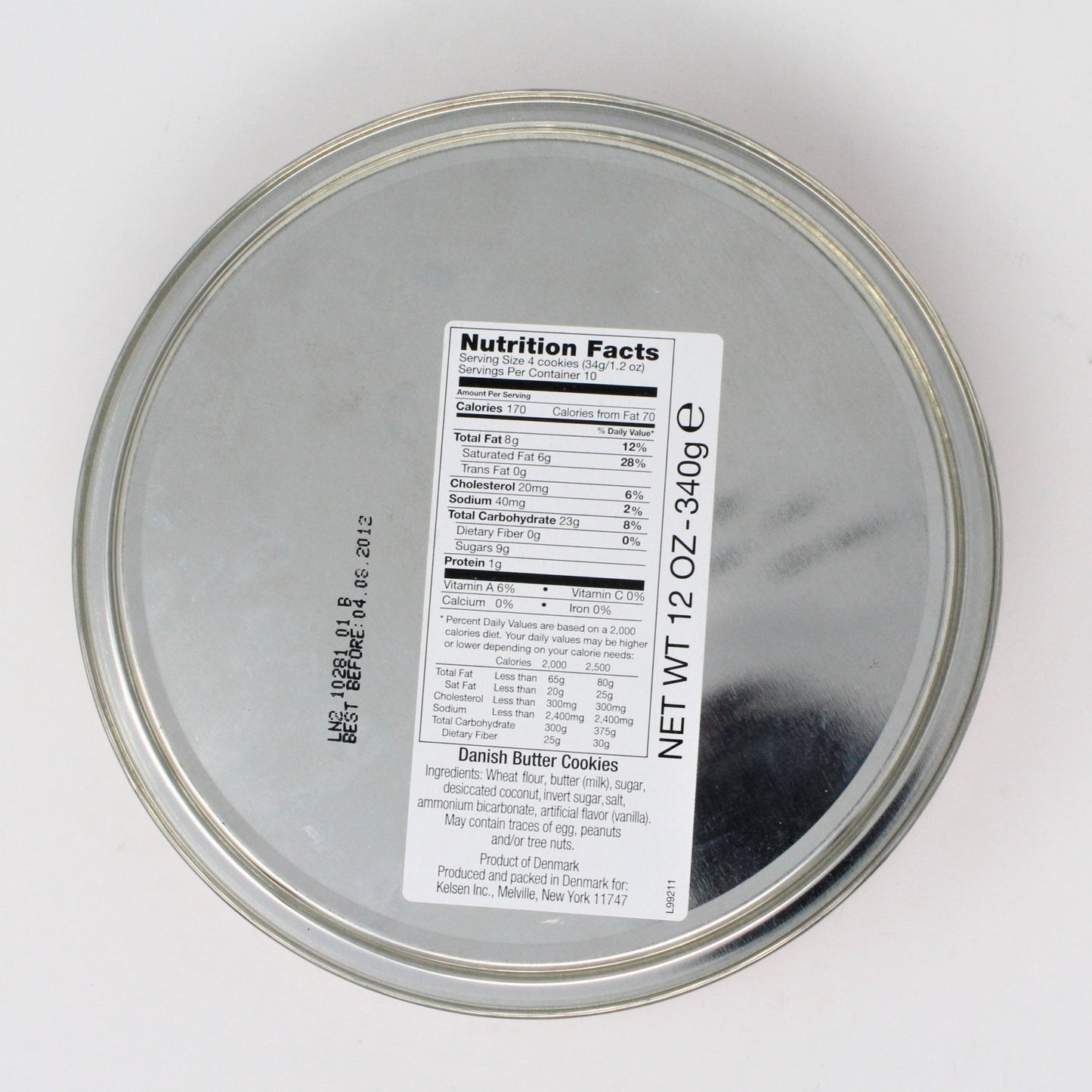 Tins, Gift Tin / Cookie Tin, Christmas Toy Shop, Round, Denmark