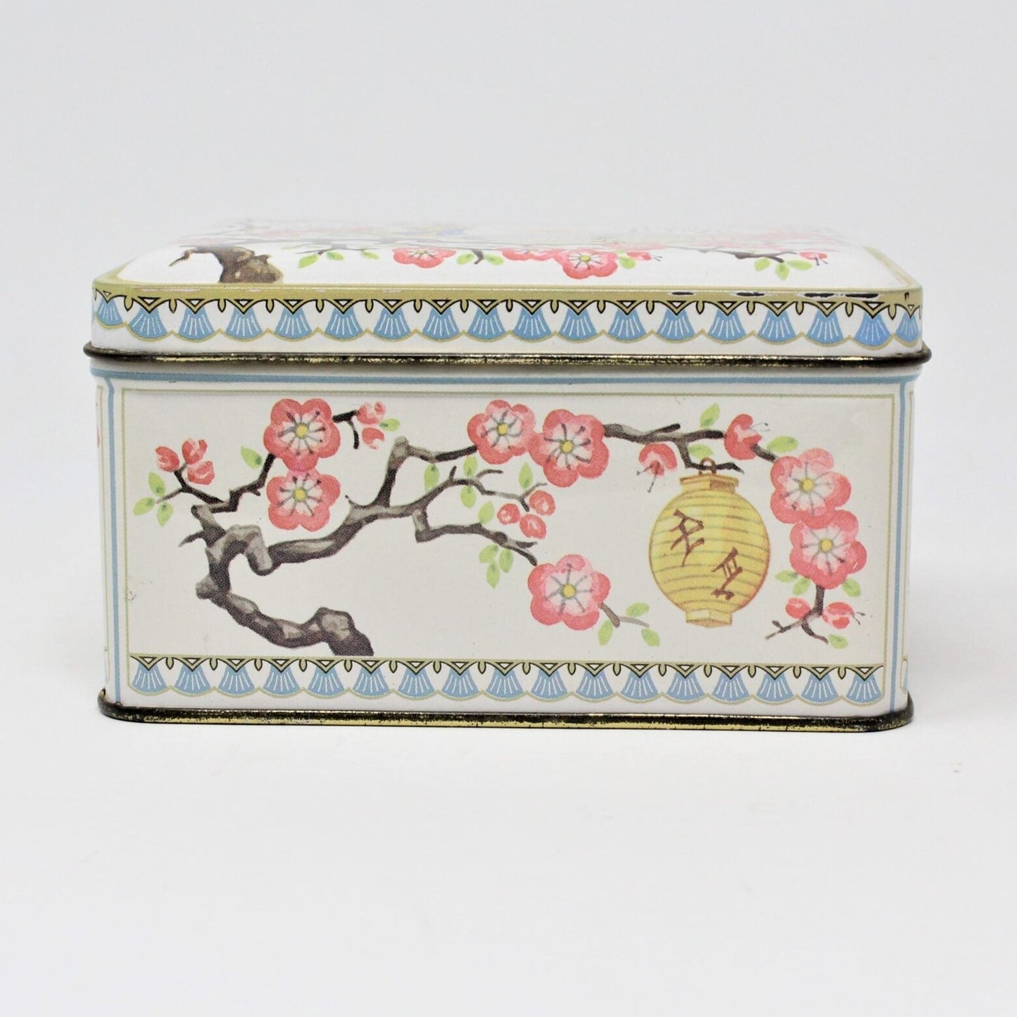 Tins, Gift Tin / Candy Tin, Daher, Geisha with Cherry Blossoms, Vintage England