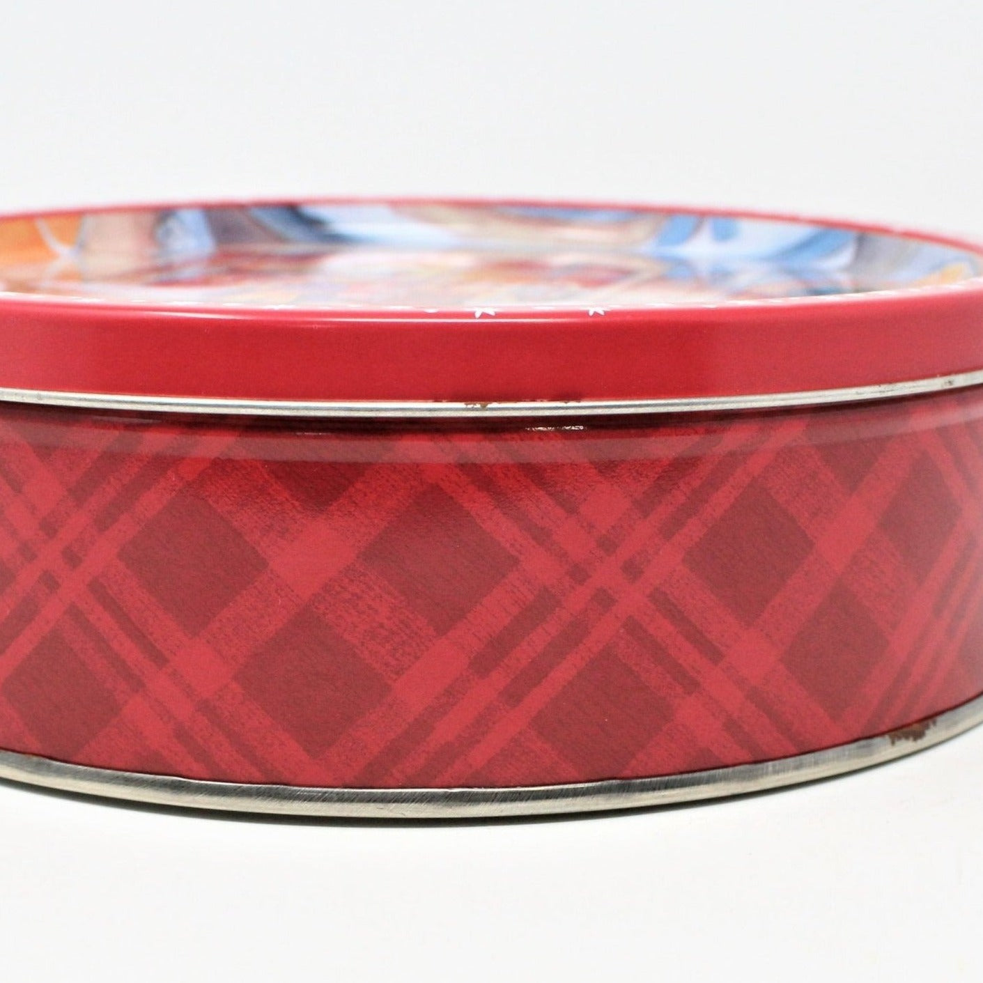 Tins, Gift Tin / Cookie Tin, Christmas Toy Shop, Round, Denmark