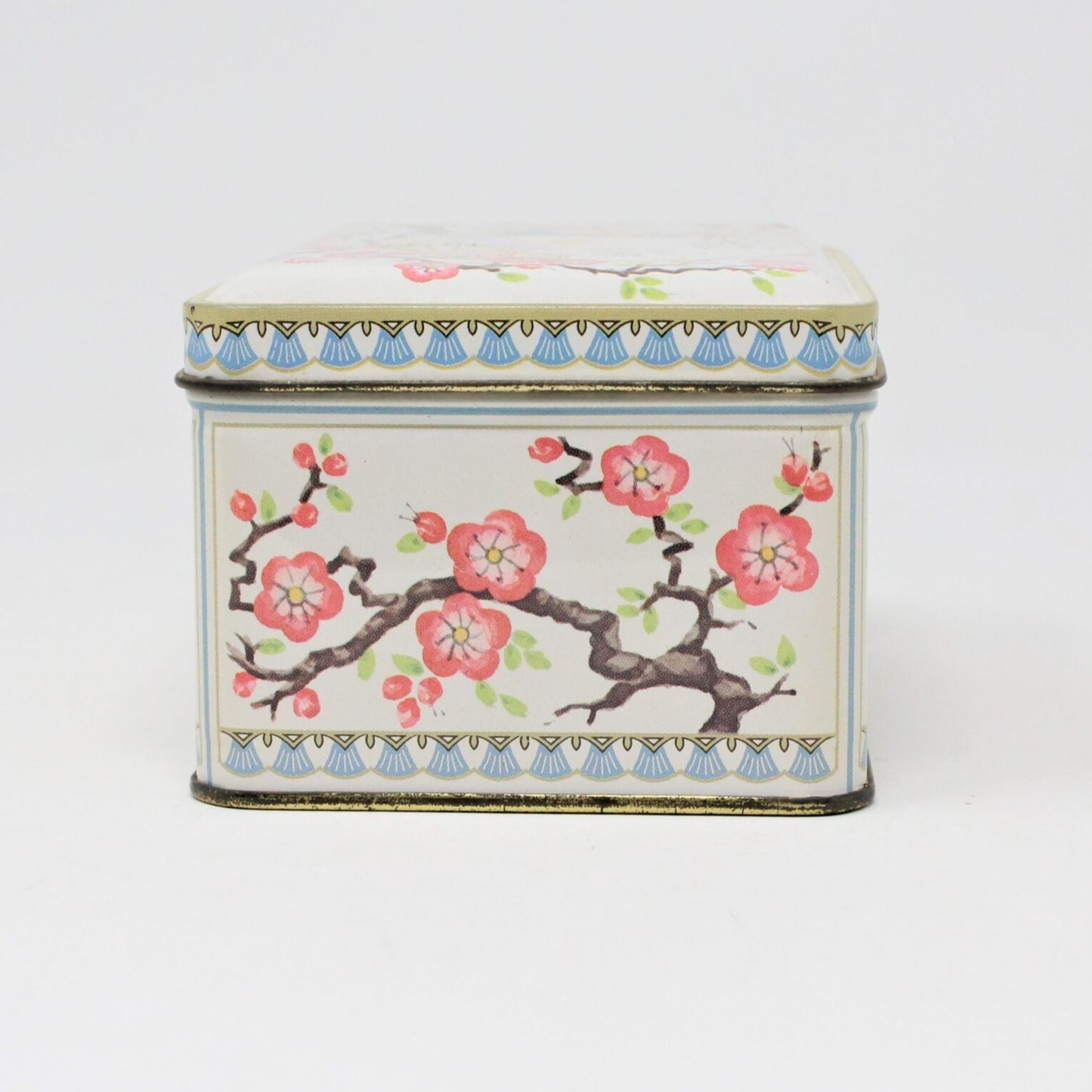 Tins, Gift Tin / Candy Tin, Daher, Geisha with Cherry Blossoms, Vintage England