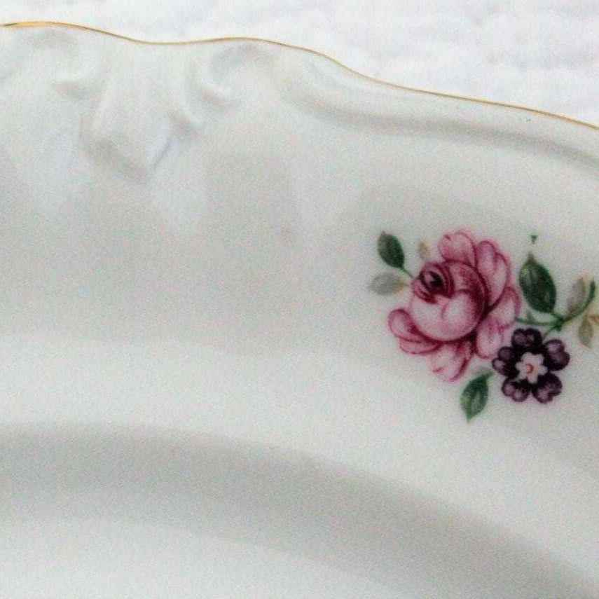 Dinner Plate, Winterling Bavaria, Pink Roses, Germany, Vintage