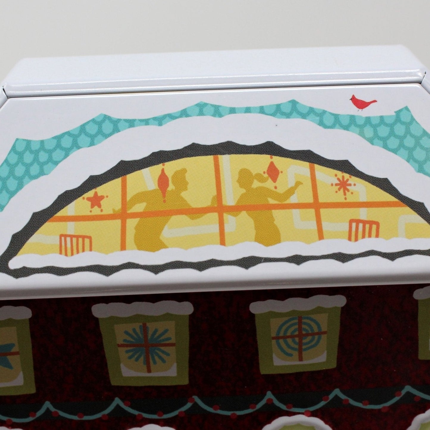 Tins, Gift Tin / Cookie Tin, Hallmark Christmas Village Tin, Bakery, 2016