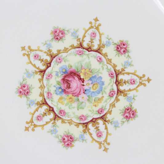 Cake / Cookie Plate, Paden City Pottery, Floral, Vintage, SOLD