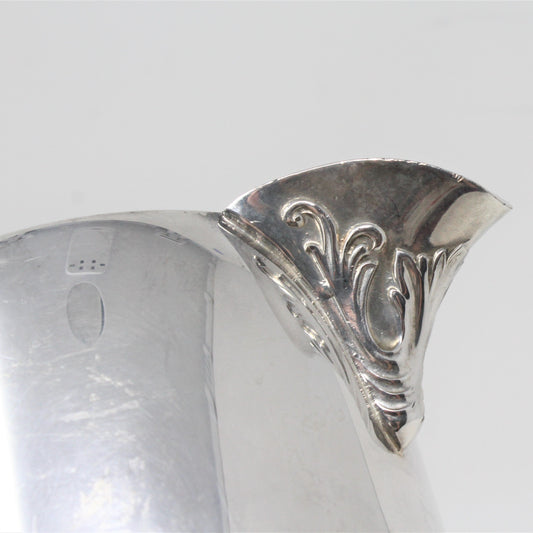 Pitcher, Sheridan, Water Pitcher w/Ice Lip, Silverplate, Vintage
