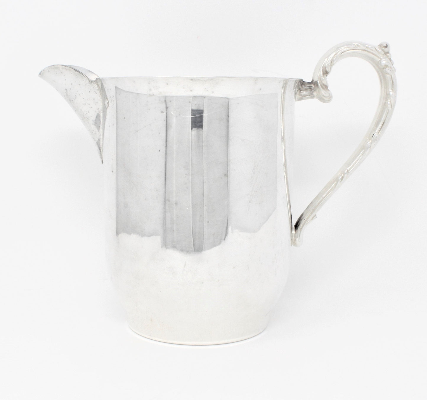 Pitcher, Sheridan, Water Pitcher w/Ice Lip, Silverplate, Vintage